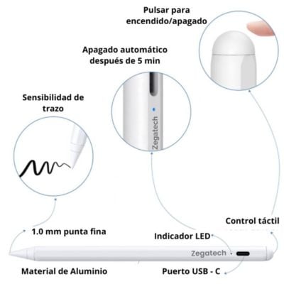 LÁPIZ PREMIUM V1 PENCIL IPAD ALTERNATIVO - 3