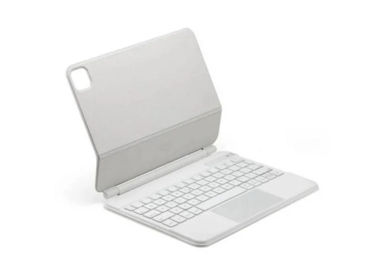 MAGIC KEYBOARD PARA IPAD 10MA Y 11VA GEN (A16) ALTERNATIVO PREMIUM - BLANCO - 4