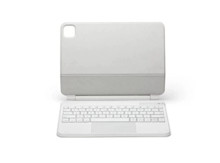 MAGIC KEYBOARD PARA IPAD 10MA Y 11VA GEN (A16) ALTERNATIVO PREMIUM - BLANCO - 5