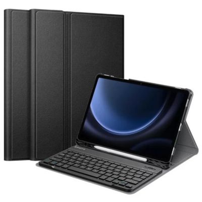 CASE CON TECLADO BLUETOOTH SAMSUNG S6 LITE - NEGRO - 2