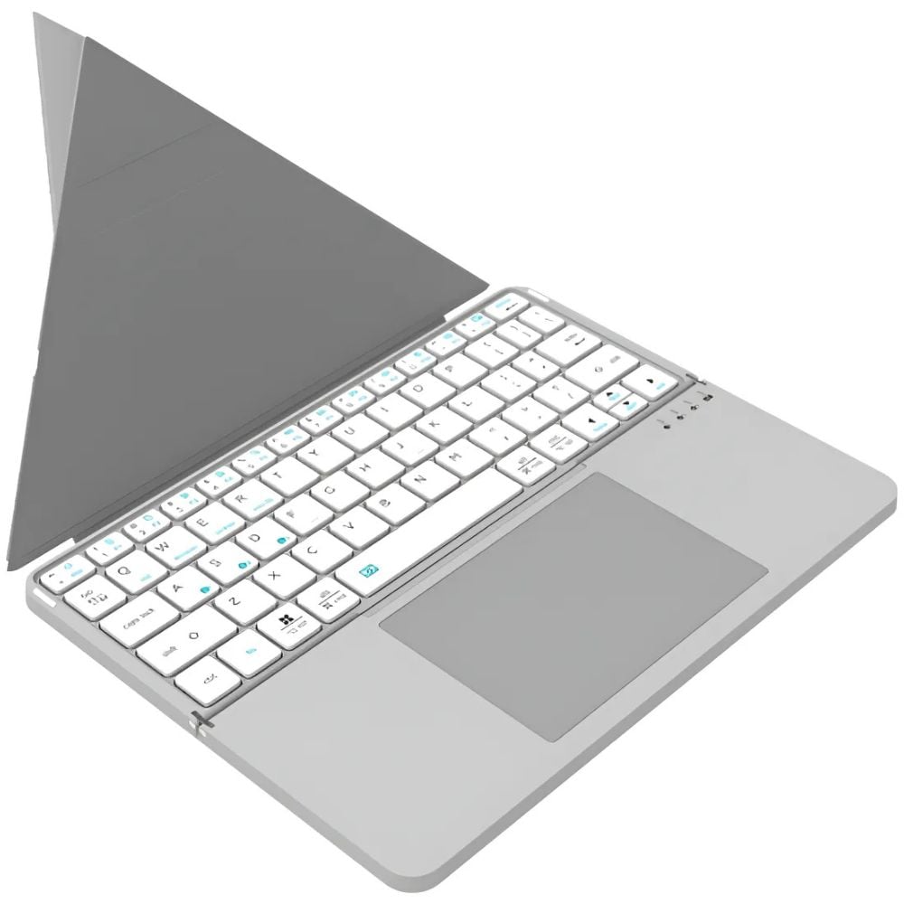 TECLADO PLEGABLE BLUETOOTH CON TOUCHPAD - SILVER - 2