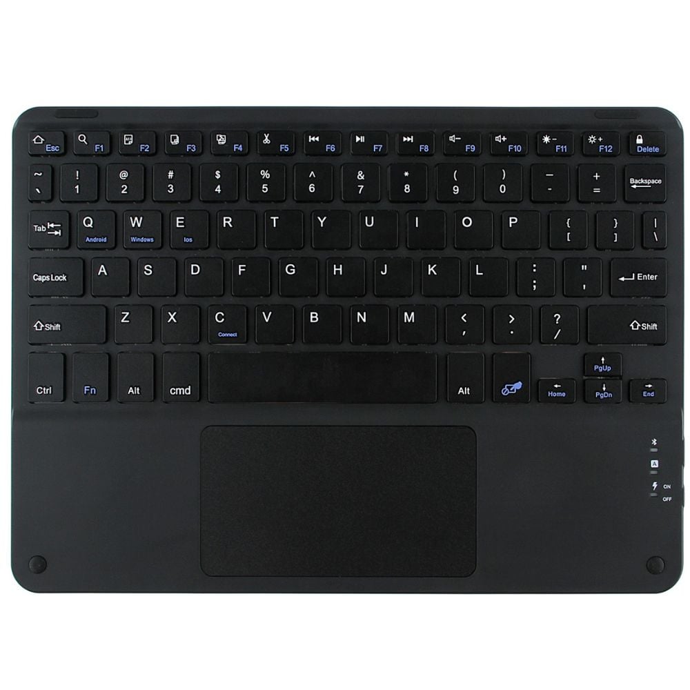 TECLADO TOUCHPAD BLUETOOTH ULTRA SLIM - NEGRO - 1