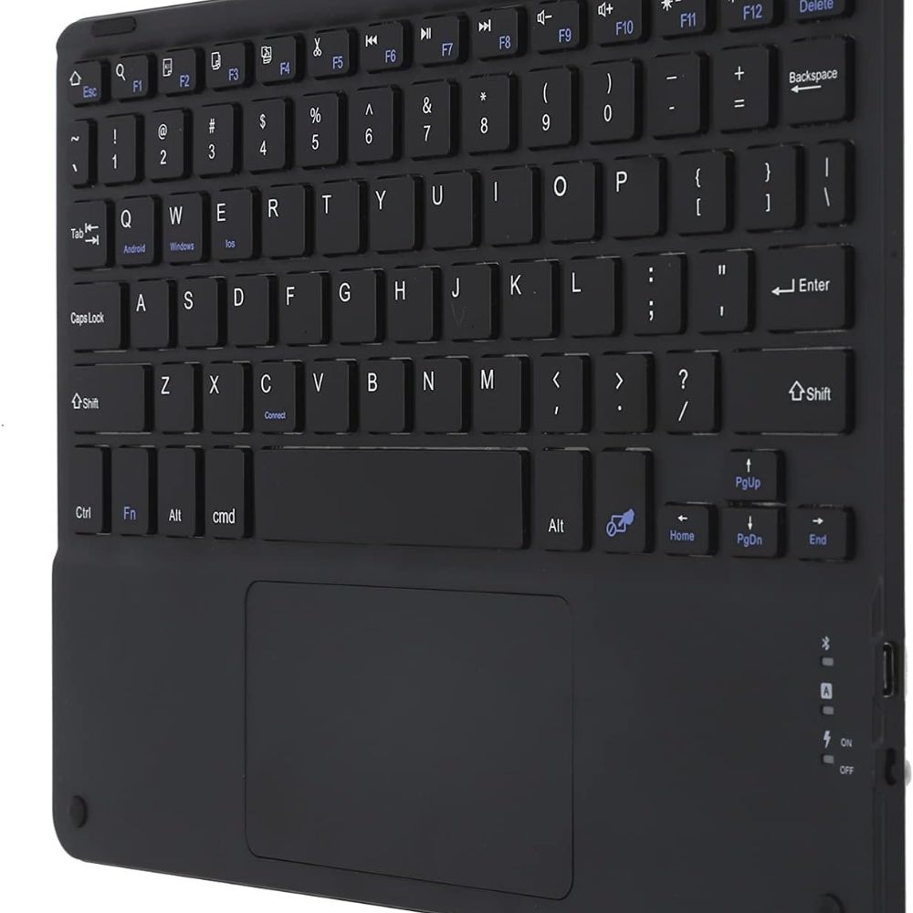 TECLADO TOUCHPAD BLUETOOTH ULTRA SLIM - NEGRO - 3