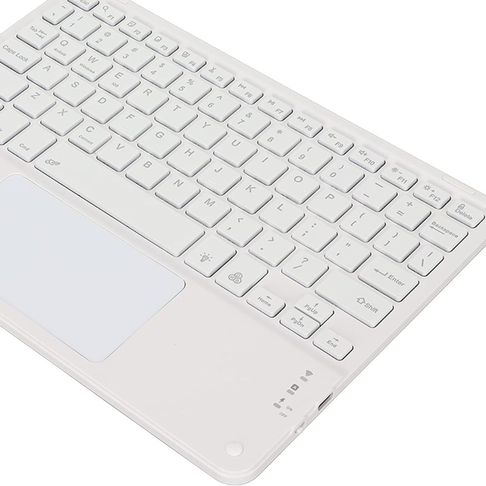 TECLADO TOUCHPAD BLUETOOTH ULTRA SLIM - BLANCO - 3