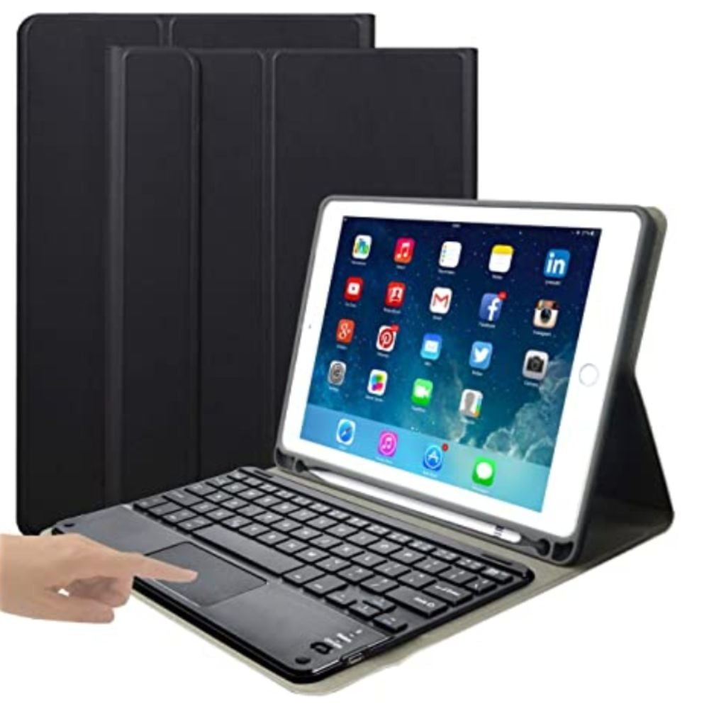 CASE CON TECLADO TOUCHPAD PARA IPAD 11VA GEN A16 (10.9') - NEGRO - 1
