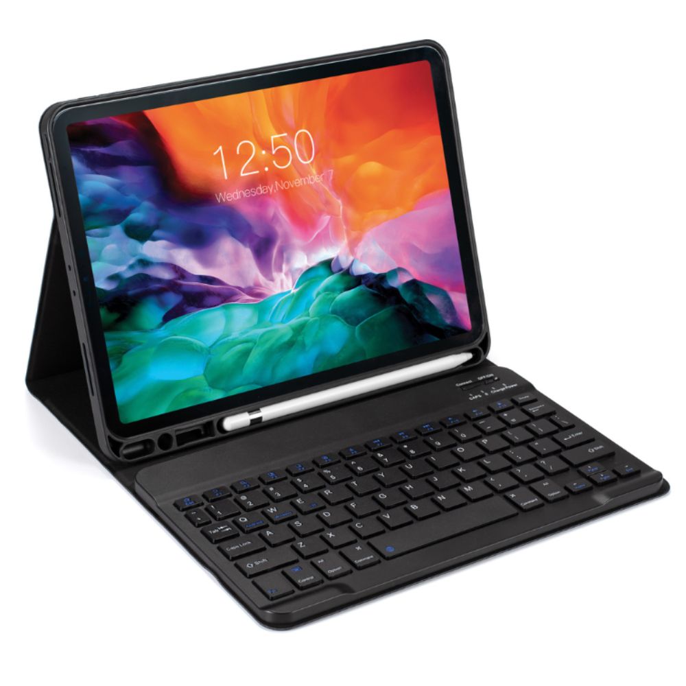 CASE CON TECLADO BLUETOOTH PARA IPAD AIR 6 (11') 2024 - ROSADO - 4