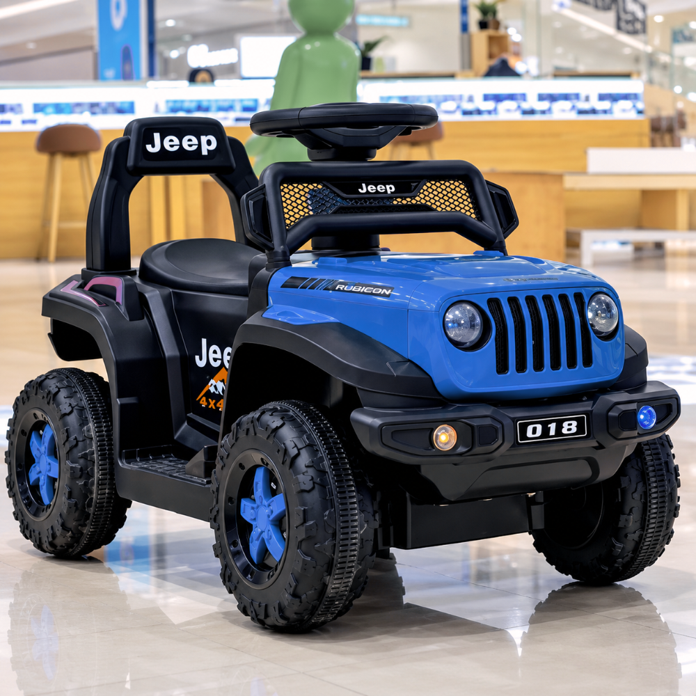 VEHÍCULO BABYKISS CARRO CON CONTROL REMOTO ELECTRICO TODO TERRENO AZUL - 4