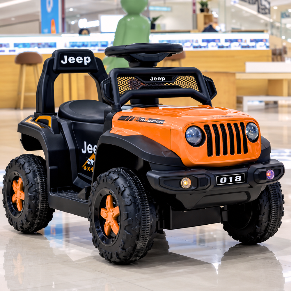 CARRO CON CONTROL REMOTO ELECTRICO TODO TERRENO ORANGE - 4