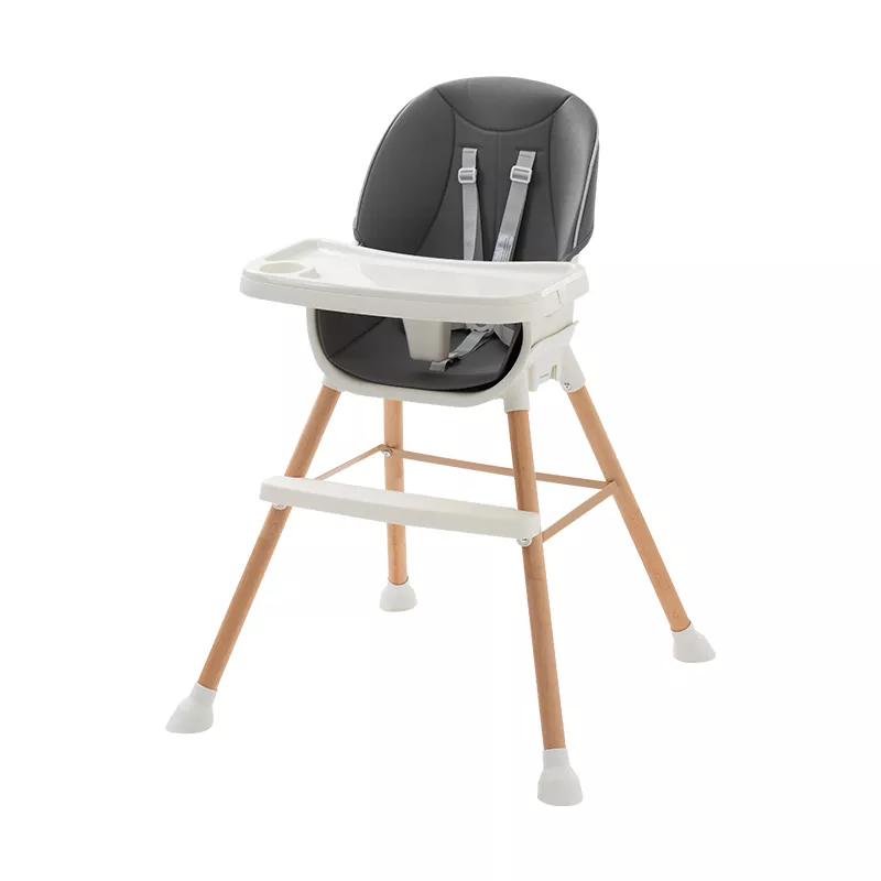 SILLA COMER BABYKISS 5 EN 1 MULTIFUNCION DE LUJO NEGRO PARA BEBES - 5