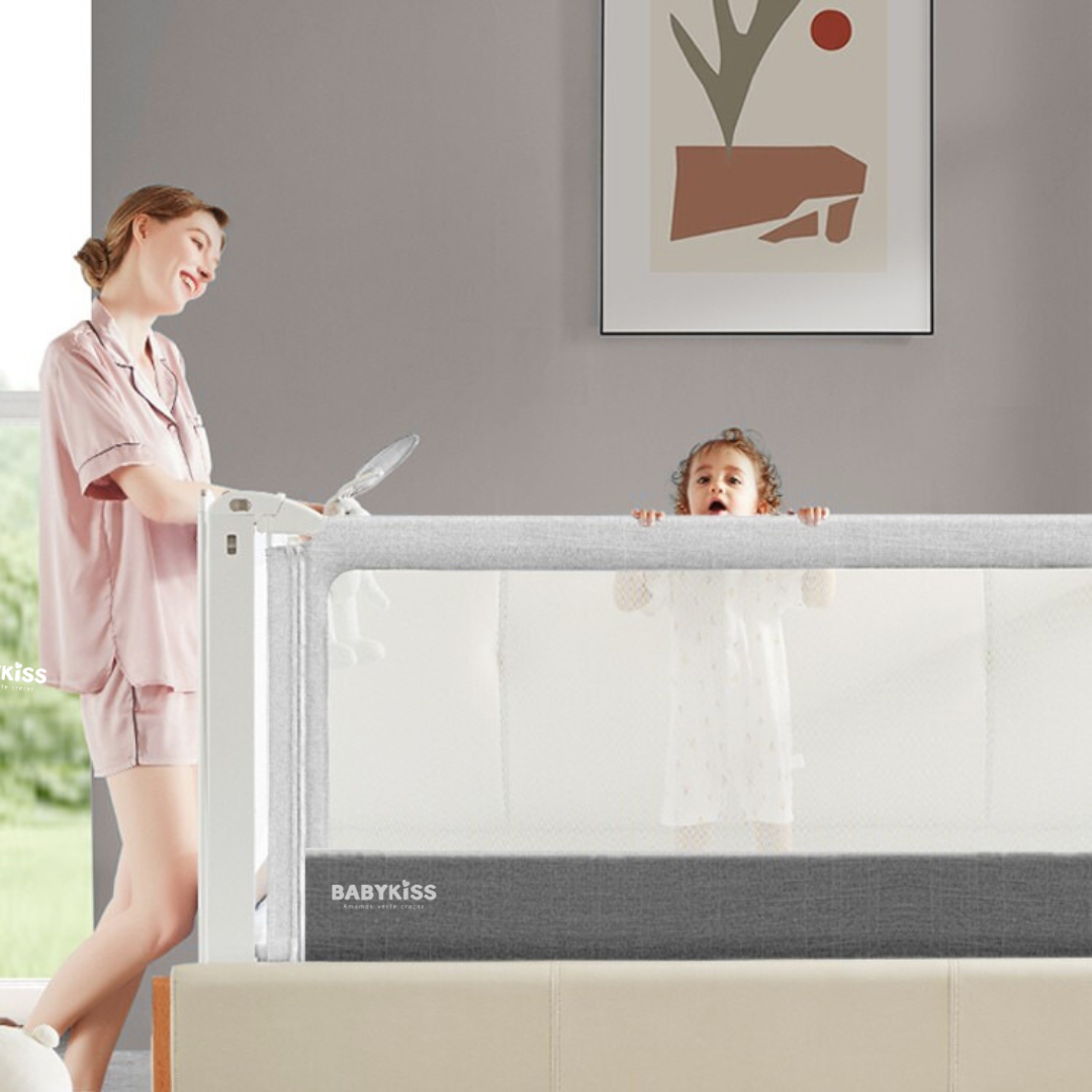 BARANDA DE SEGURIDAD PARA CAMA BEBES Y NIÑOS 1.80 METROS - 3