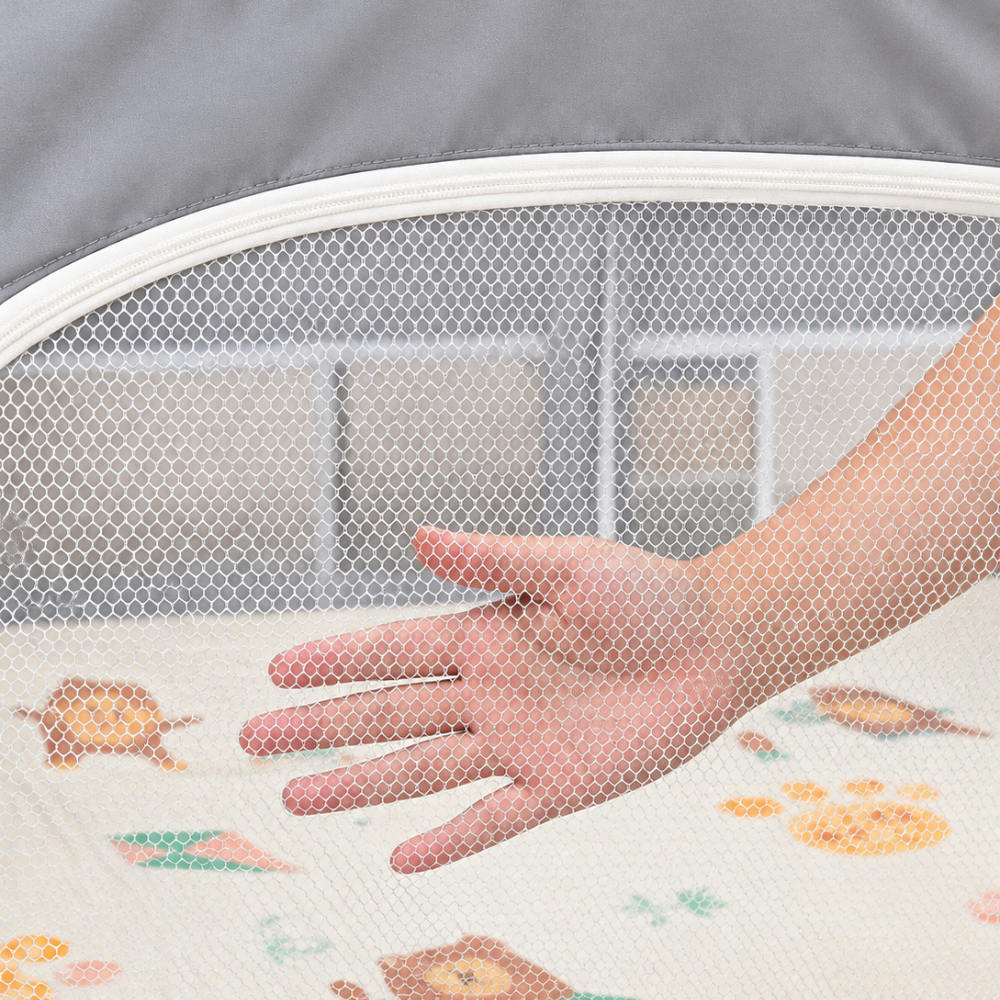 CORRAL PARA BEBE DOBLE PUERTA 2.0 CON ALFOMBRA - 5
