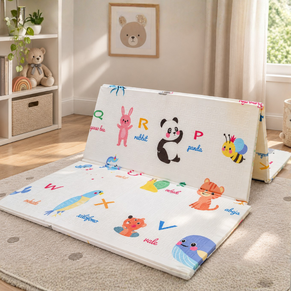 CORRAL PARA BEBE DOBLE PUERTA 2.0 CON ALFOMBRA - 6