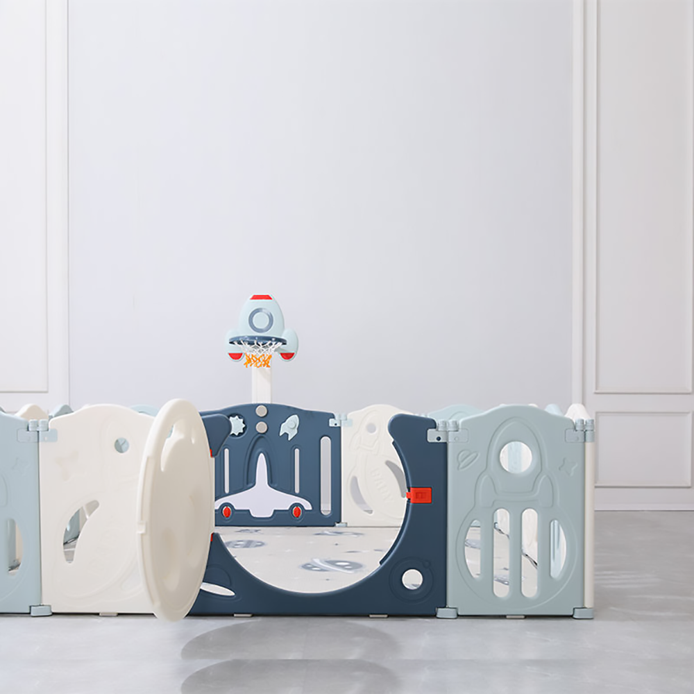 CORRAL PARA BEBES Y NIÑOS PLEGABLE DE SPACE BABYKISS - 3