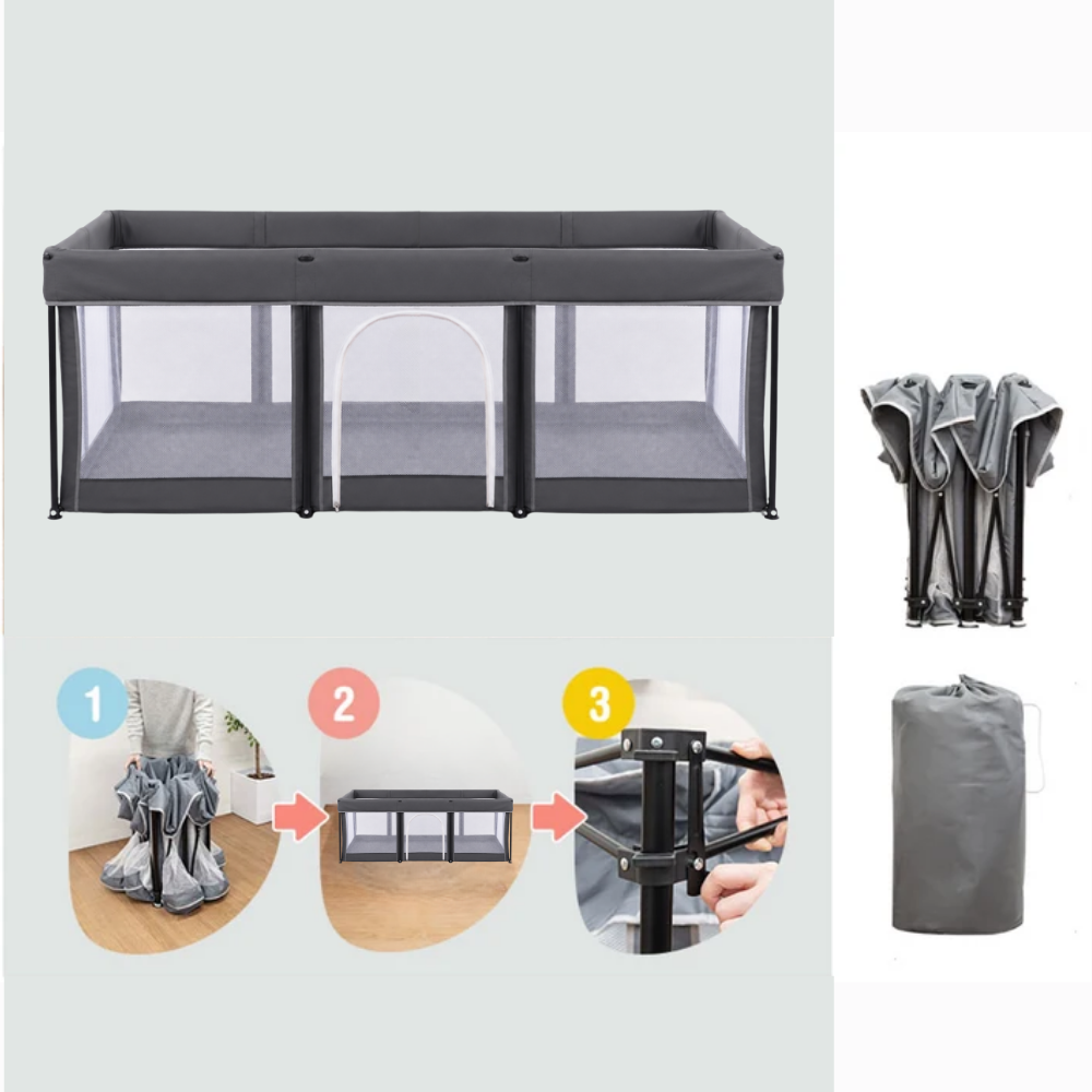CORRAL PLEGABLE PORTATIL TEDDY - 1