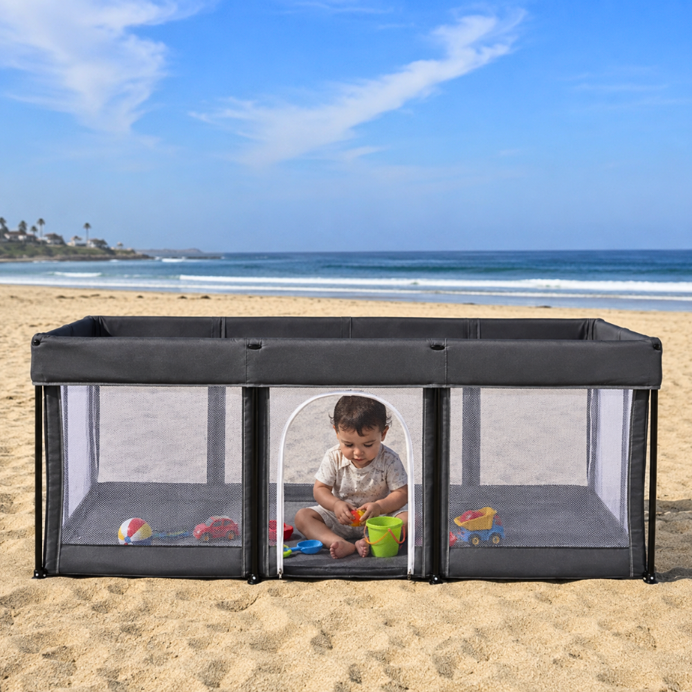 CORRAL PLEGABLE PORTATIL TEDDY - 4
