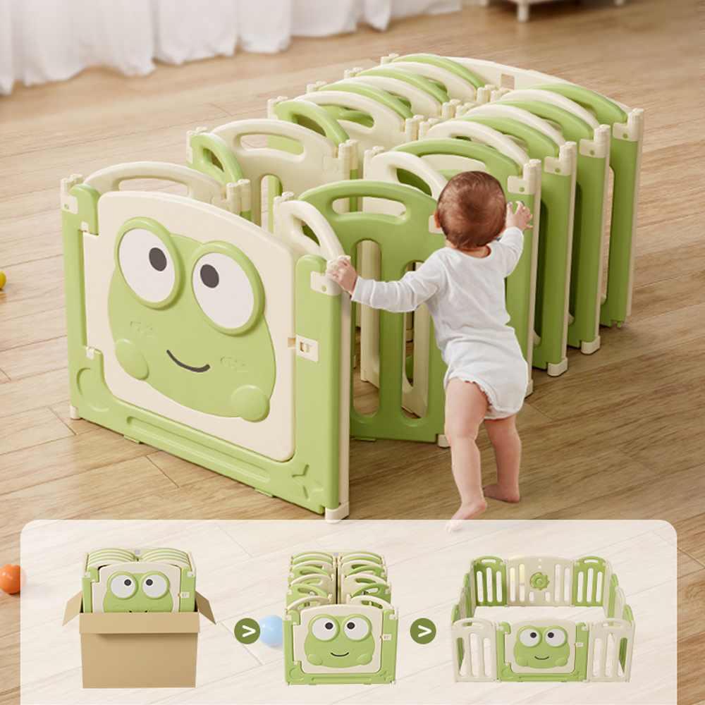 CORRAL PARA BEBES Y NIÑOS PLEGABLE DE SAPITO - 2