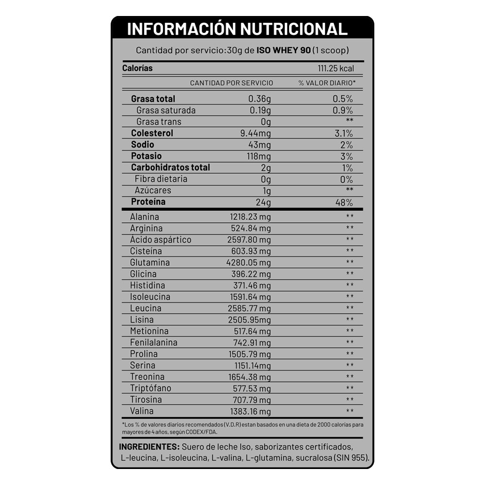 ISO WHEY 90 DE 1.1 KG CHOCOLATE - 2