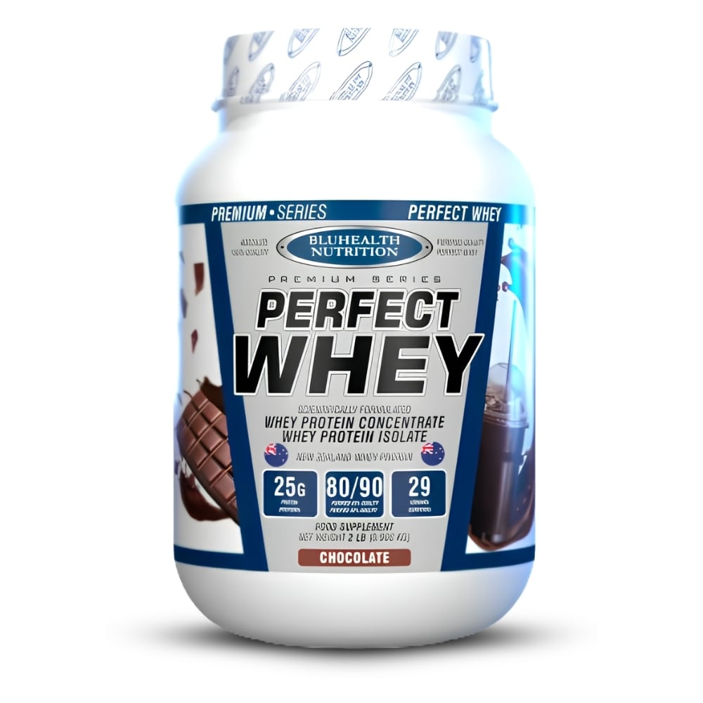 PROTEÍNA PERFECT WHEY 2LB CHOCOLATE+SHAKER - 1