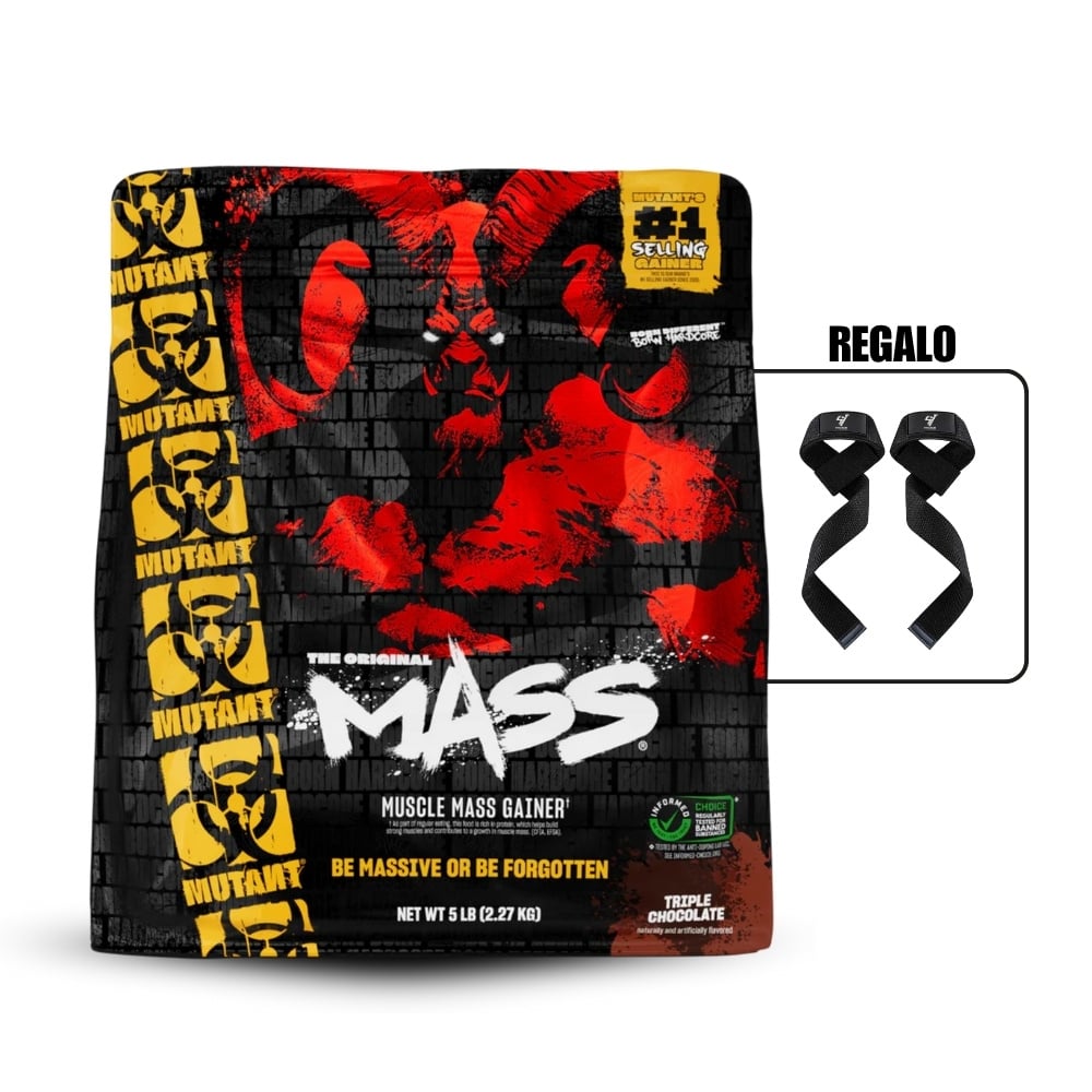 MUTANT MASS 5LB CHOCOLATE+STRAPS - 1