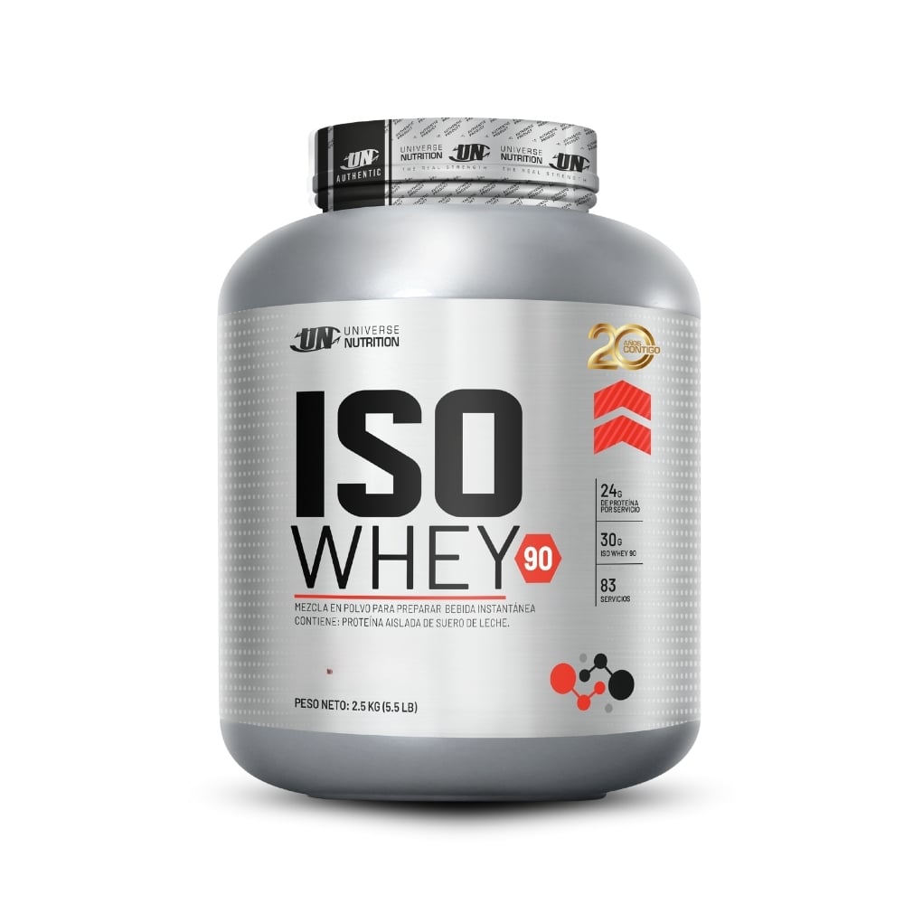 PROTEÍNA UNIVERSE NUTRITION ISO WHEY 90 5.5LB VAINILLA+TOALLA - 2