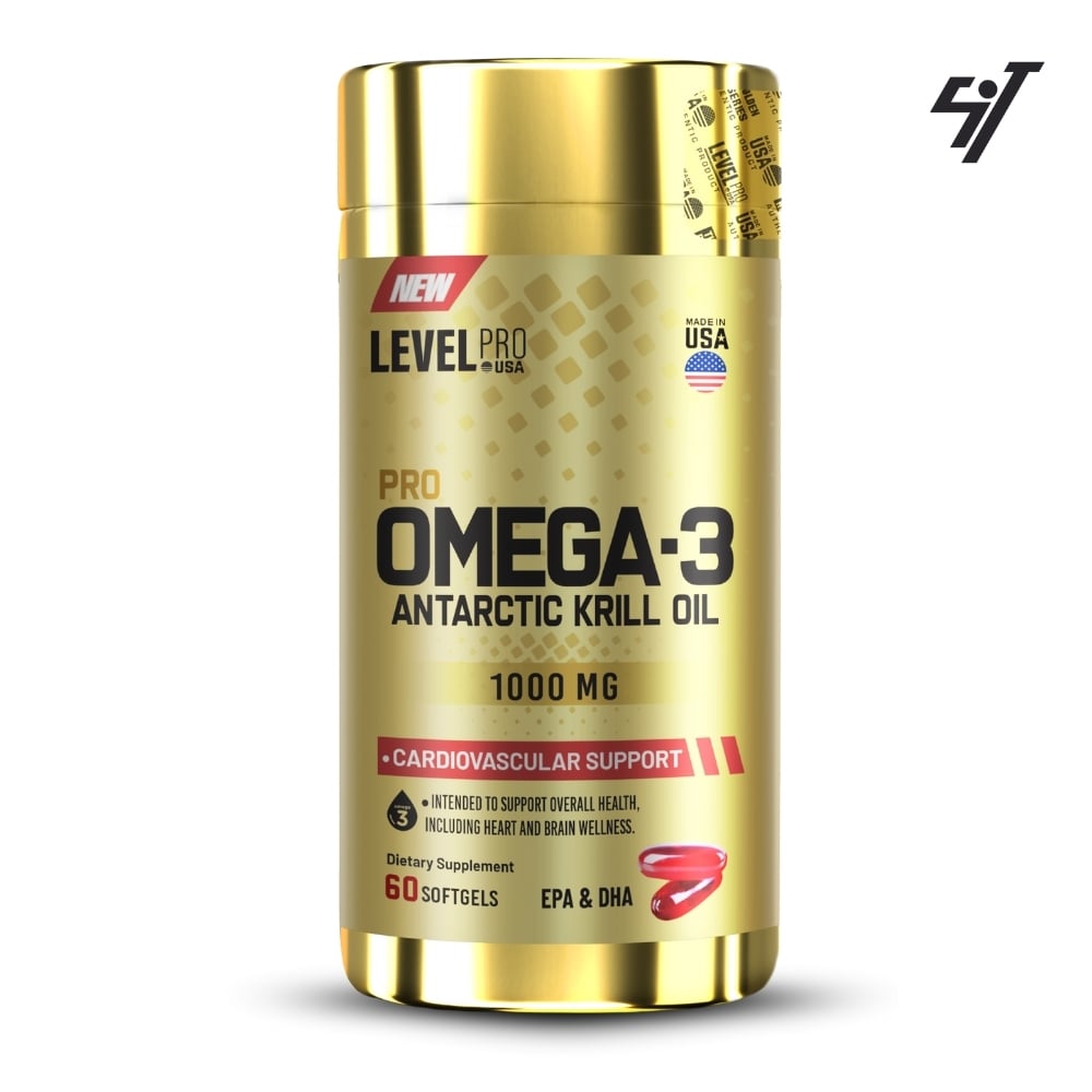 FISH OIL OMEGA 3 60 CÁPSULAS LEVEL PRO - 1