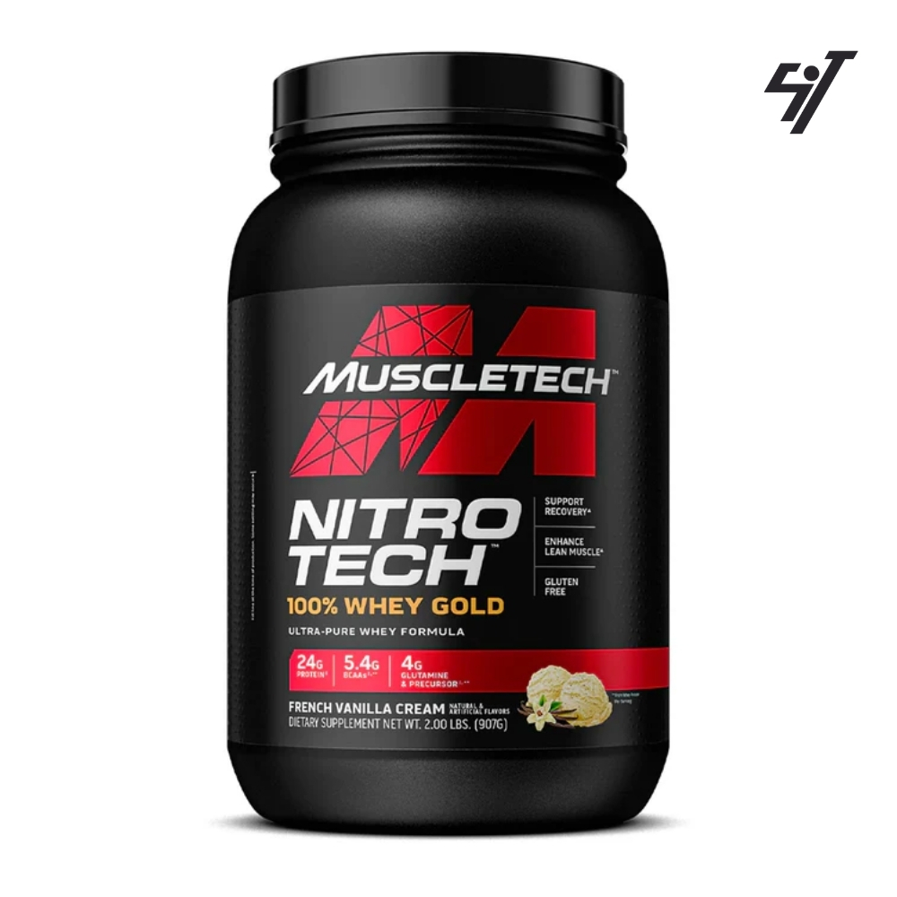 NITROTECH 100% WHEY GOLD 2LB VAINILLA - 1