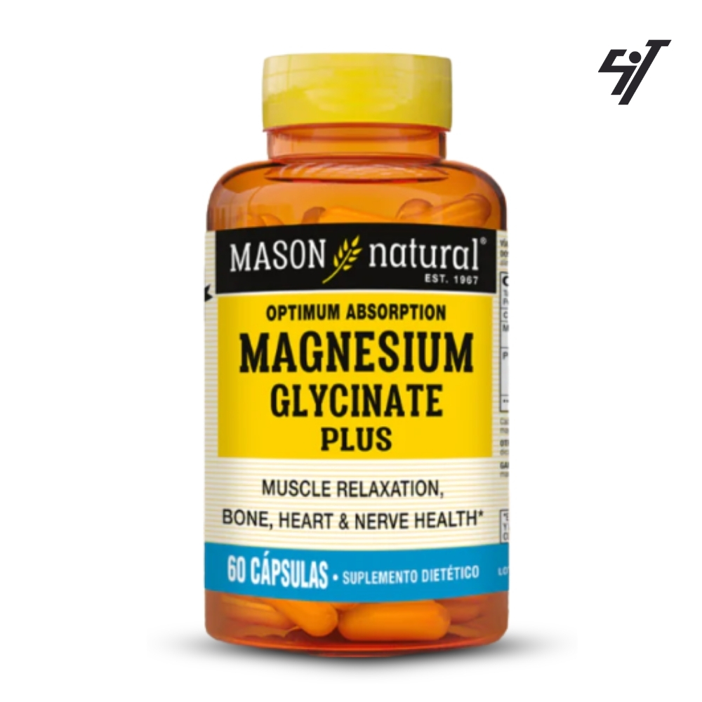 GLICINATO DE MAGNESIO PLUS MASON 60 CAPSULAS - 1