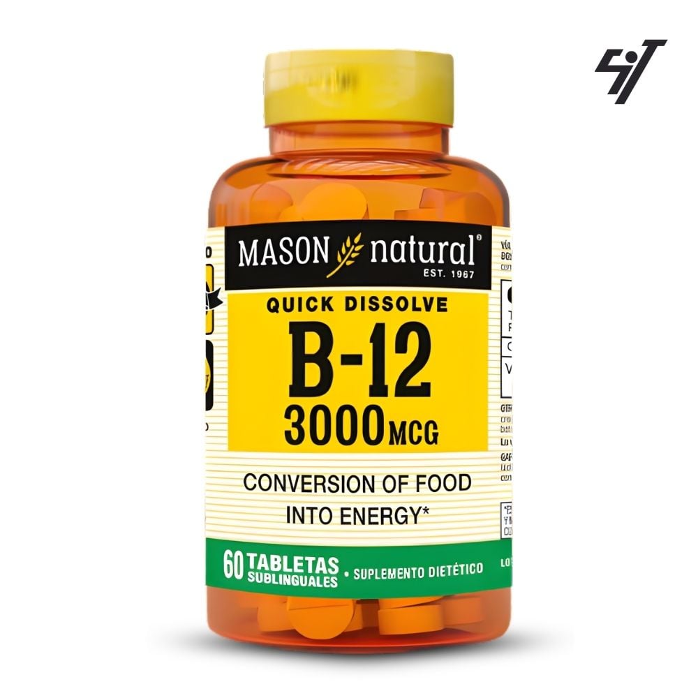 B-12 3000 MCG MASON 60 CAPS - 1