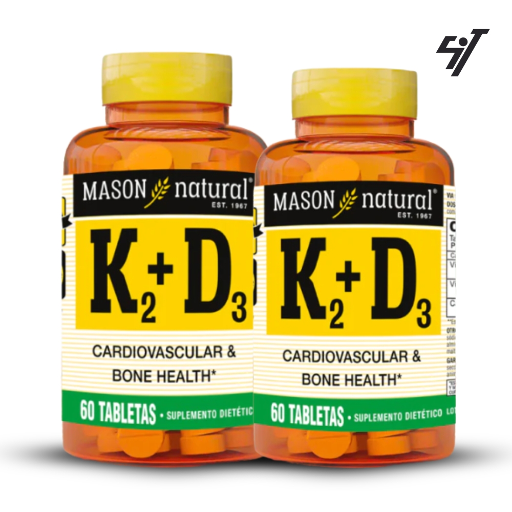 VITAMINA K2 + D3 60 TABLETAS PACK X2 - 1
