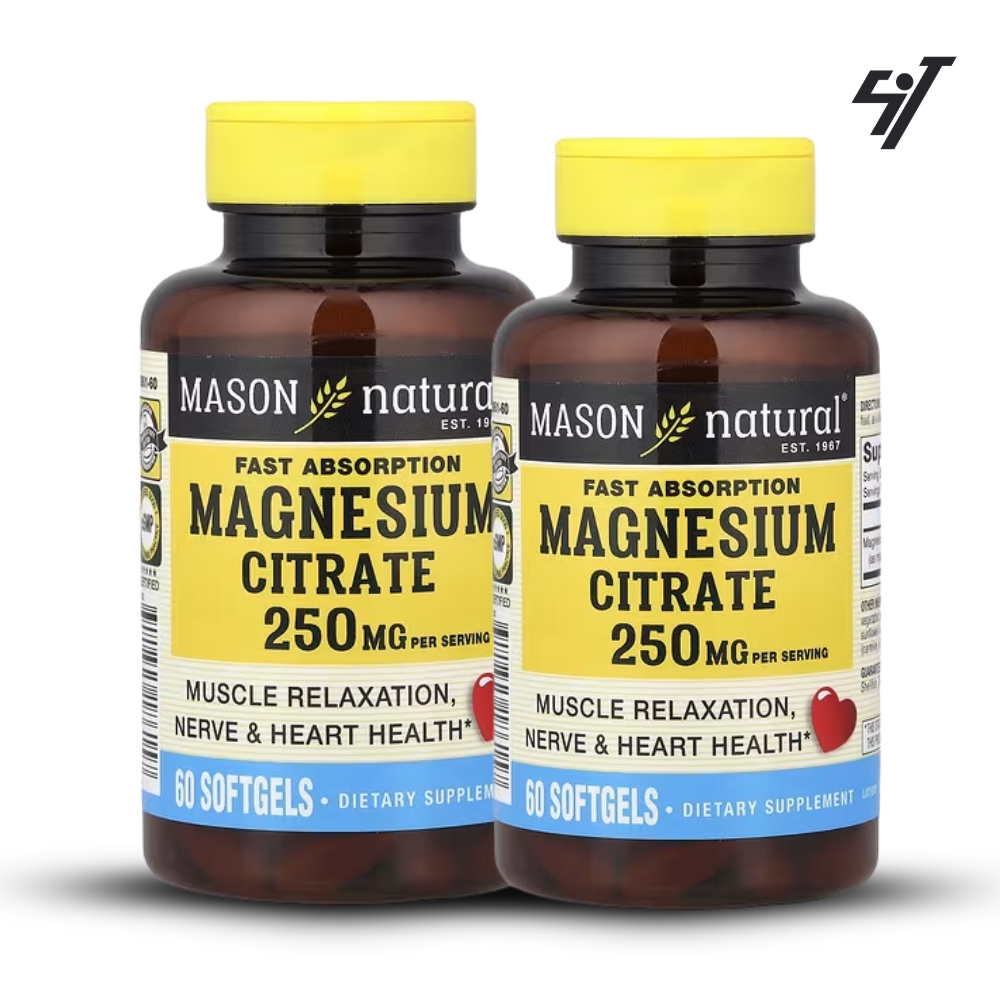 CITRATO DE MAGNESIO MASON 60 SOFTGELS PACK X2 - 1
