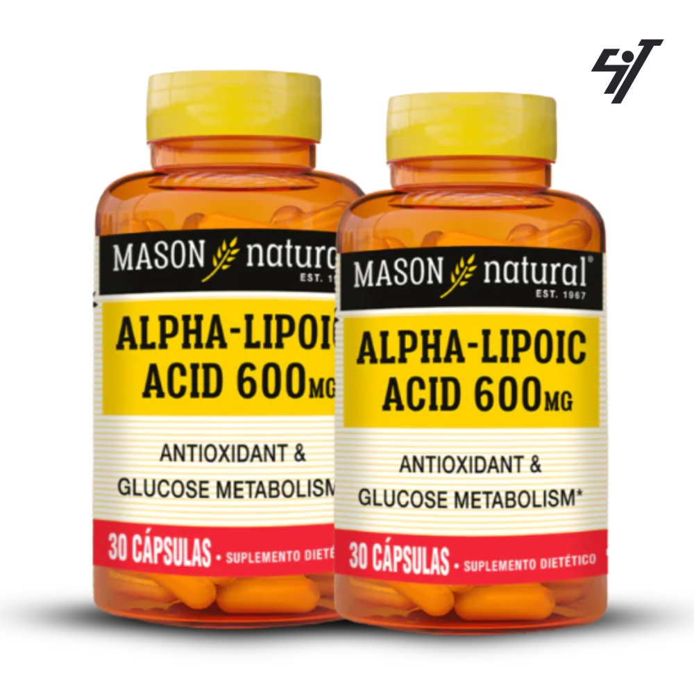 MASON ÁCIDO ALFA LIPOICO 600 MG CÁPSULAS 30 CAPS PACK X2 - 1