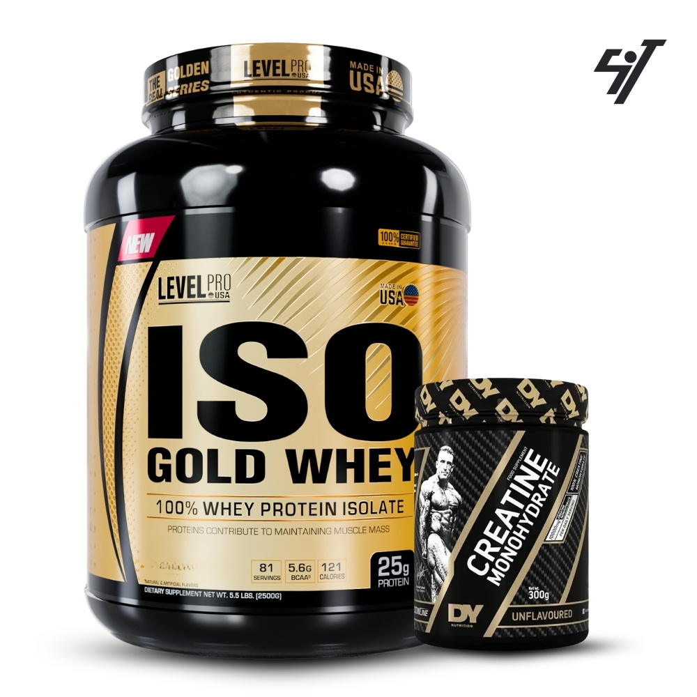 ISO GOLD WHEY 5.5LBS VAINILLA+CREATINA DORIAN YATES 300GR - 1