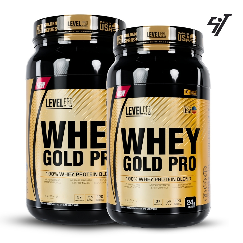 WHEY GOLD PRO 2.43LBS CHOCOLATE MILKSHAKE PACK X2 - 1
