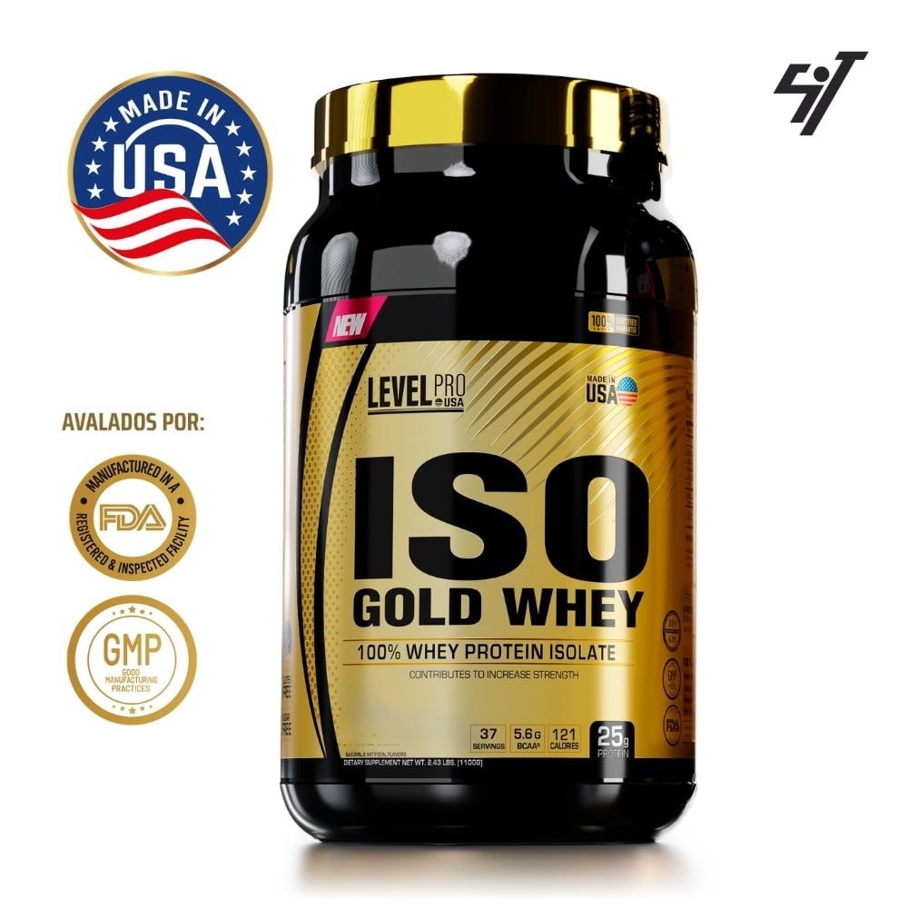 ISO GOLD WHEY 2.43LBS CHOCOLATE MILKSHAKE - 1