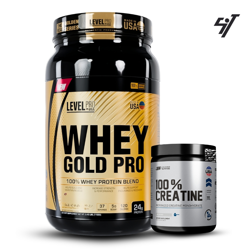 WHEY GOLD PRO 2.43LBS VAINILLA+CREATINA UN 250GR - 1