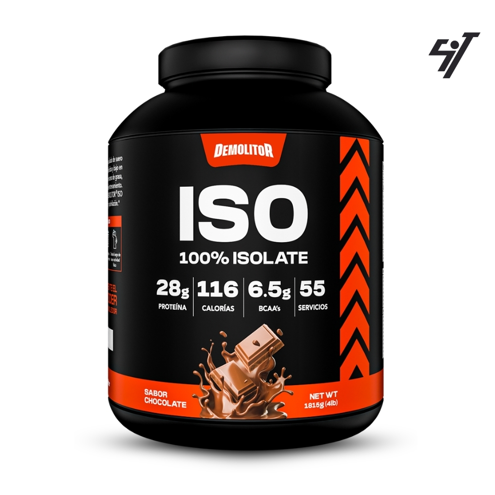 PROTEÍNA ISO 100% WHEY DEMOLITOR 4LB CHOCOLATE - 1