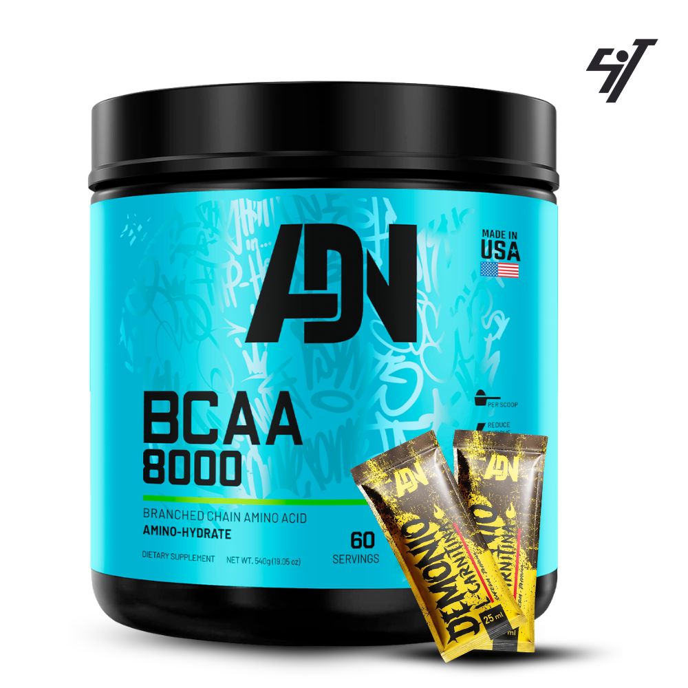 BCAA 8000 540GR ADN NUTRITION GREEN APPLE - 1