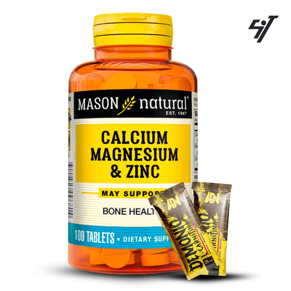 VITAMINA MASON CALCIUM MAGNESIUM Y ZINC (100 TAB) - 1