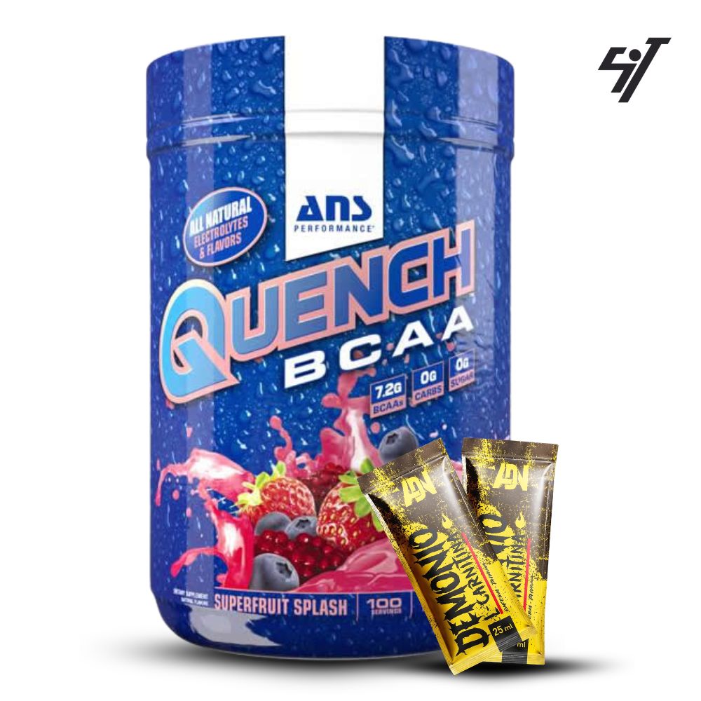 AMINOÁCIDOS ANS QUENCH BCAA 100 SERVICIOS SUPERFRUIT - 1