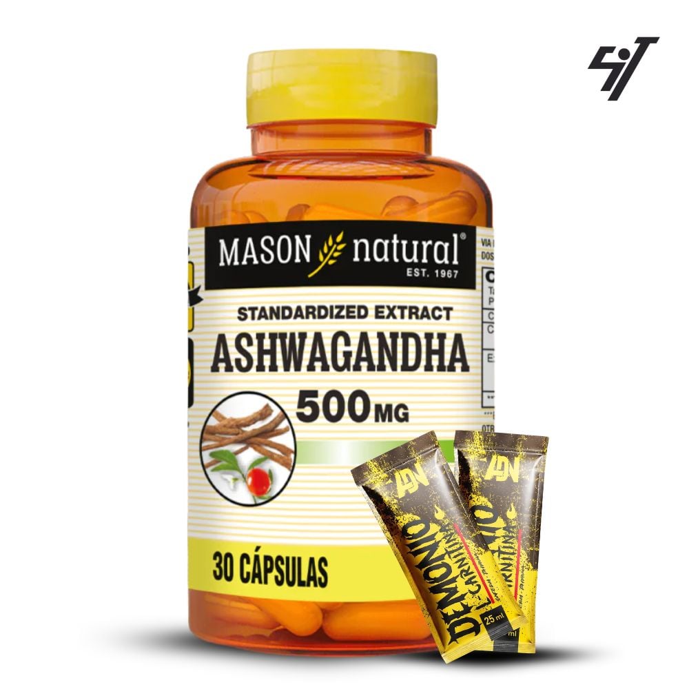 ASHWAGANDHA 500MG MASON 30 CAPS - 1