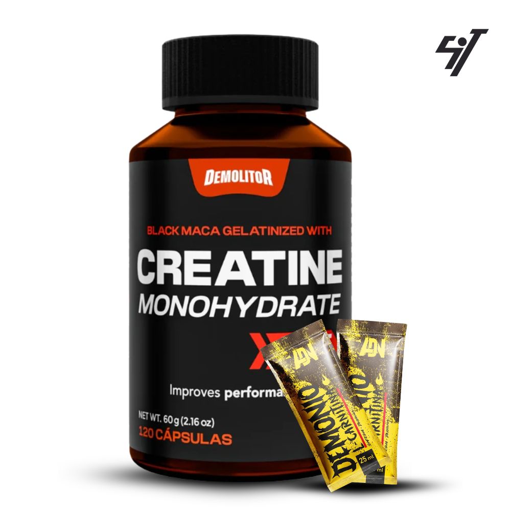 CREATINA MONOHIDRATADA DEMOLITOR SPORT 120 CAPS - 1