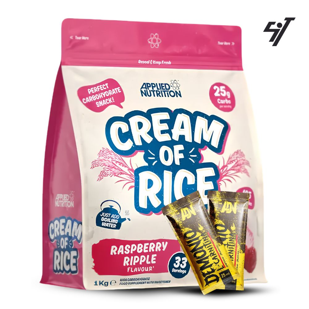 CREMA DE ARROZ APPLIED NUTRITION 1KG FRESA - 1