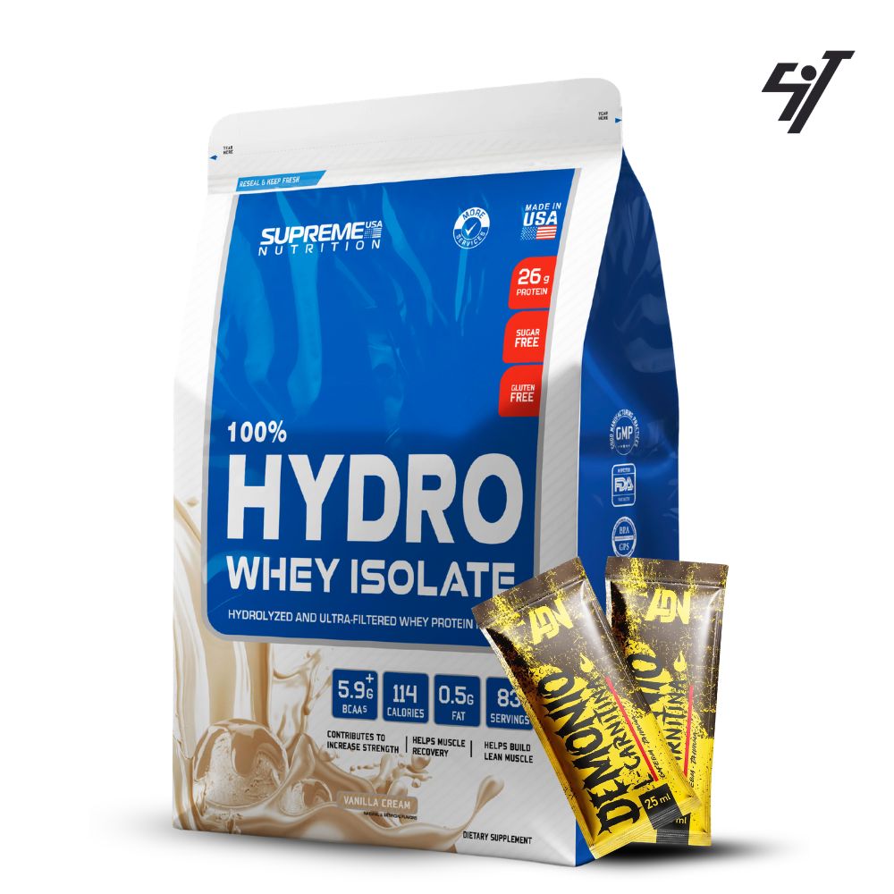 100% HYDRO WHEY ISOLATE VAINILLA 2.4 LB - 1