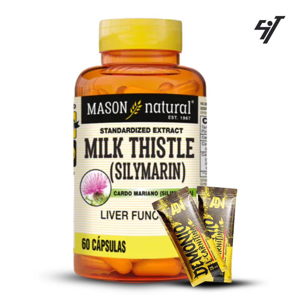 VITAMINA MASON MILK THISTLE (SILYMARIN) (60 CAP) - 1