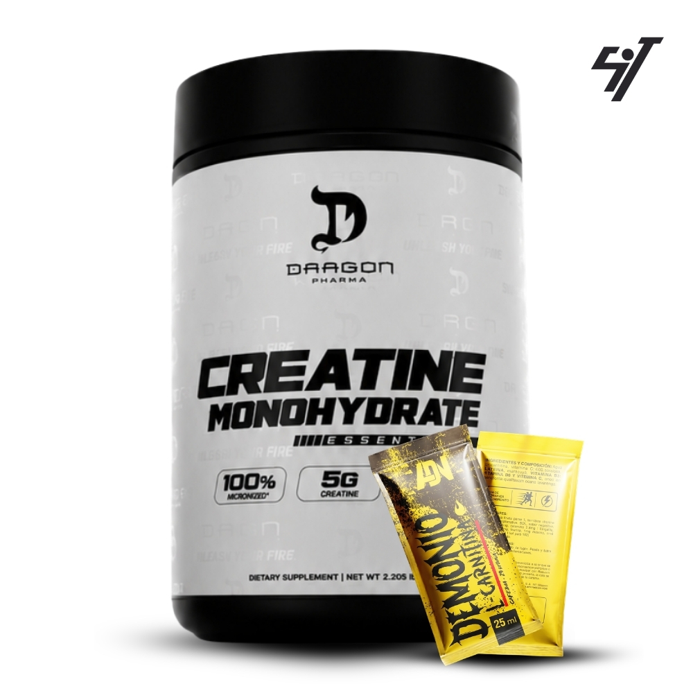 CREATINA MONOHIDRATADA DRAGON PHARMA 1KG - 1