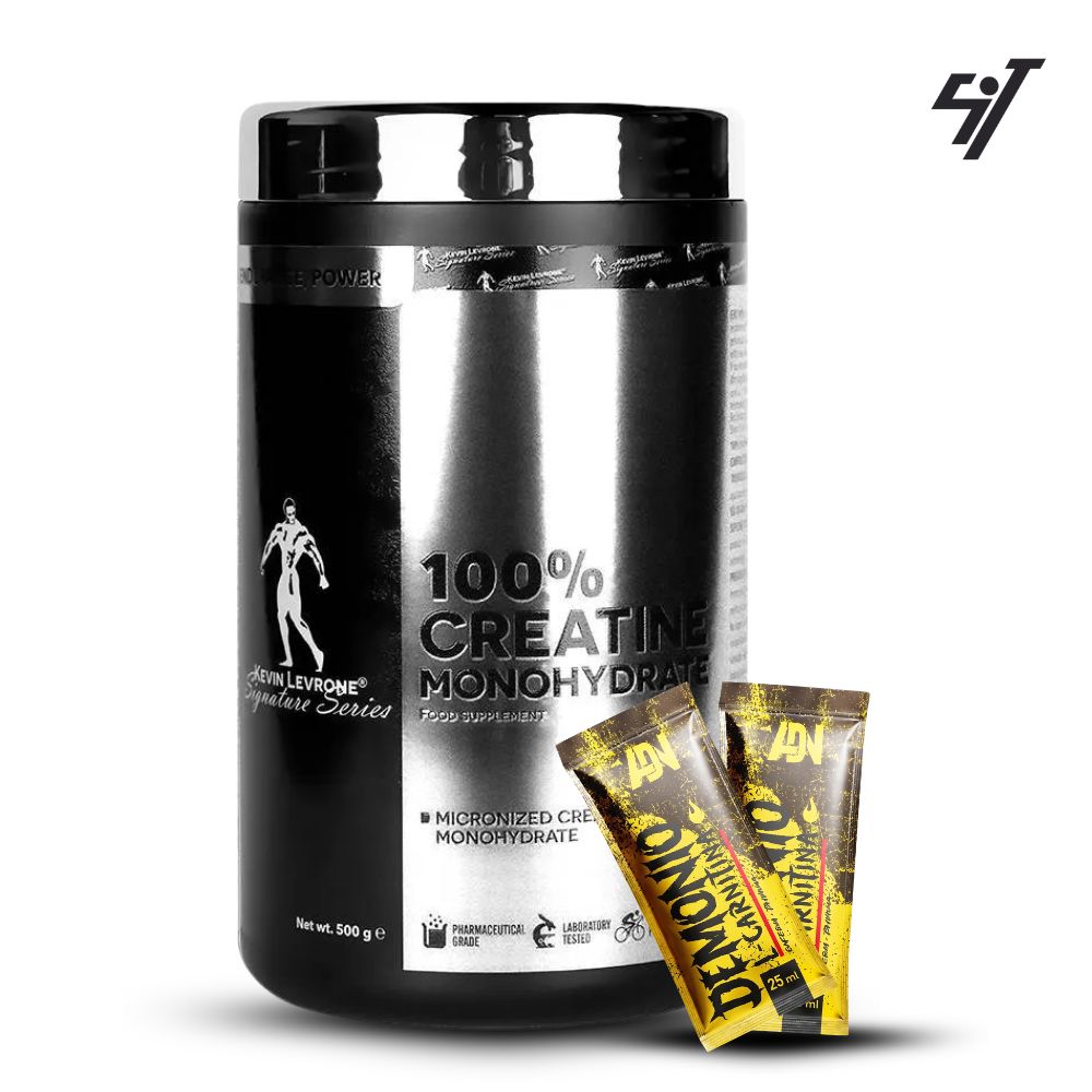 CREATINA MONOHIDRATADA KEVIN LEVRONE 500GR SHAKER - 1