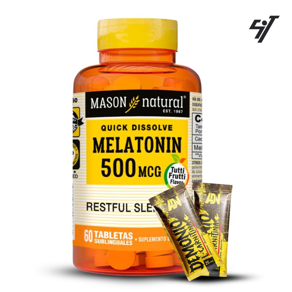 VITAMINA MASON MELATONIN 500 MCG (60 TAB SUBL) - 1