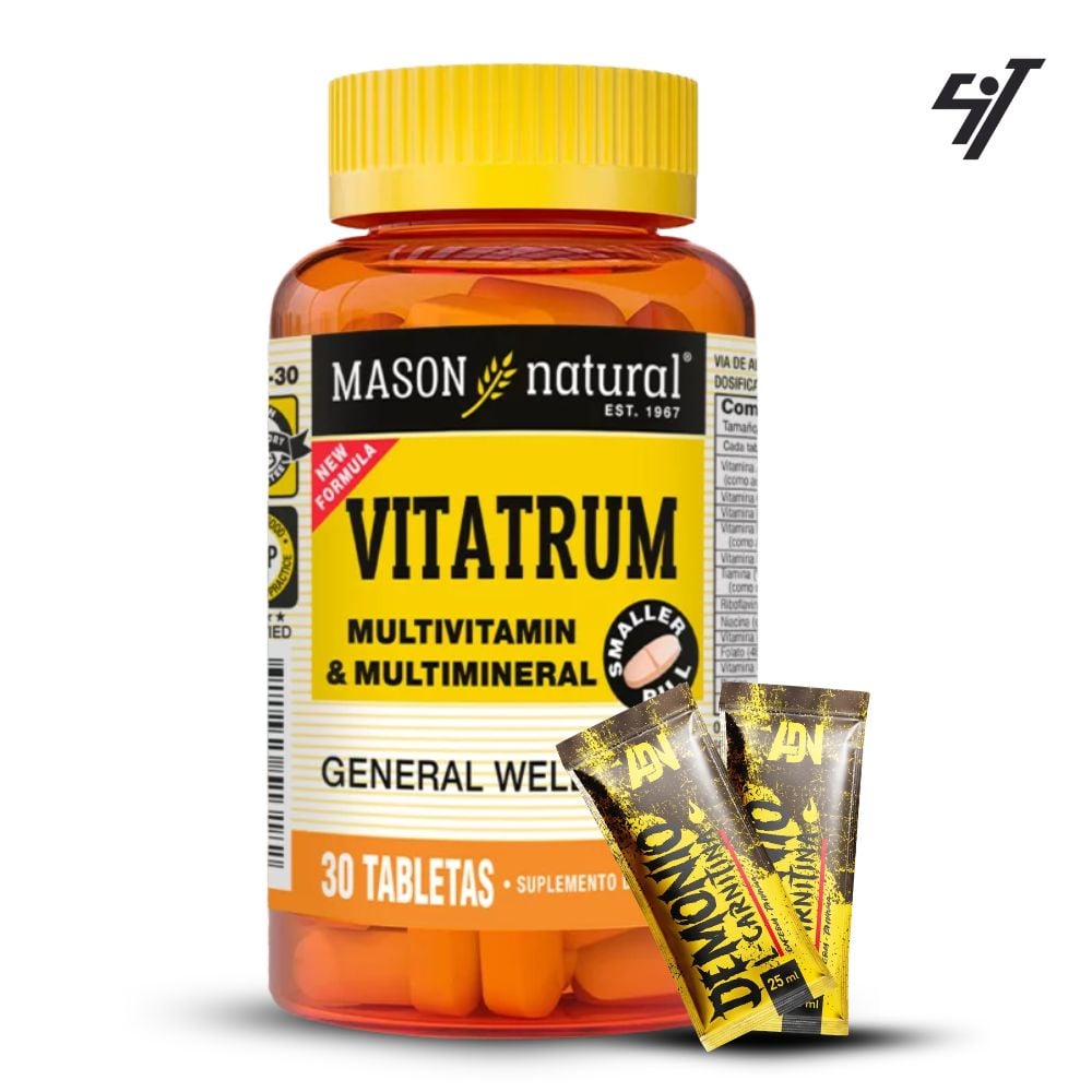 VITAMINA MASON VITATRUM MULTIVITAMIN Y MULTIMINERAL (30 TAB) - 1