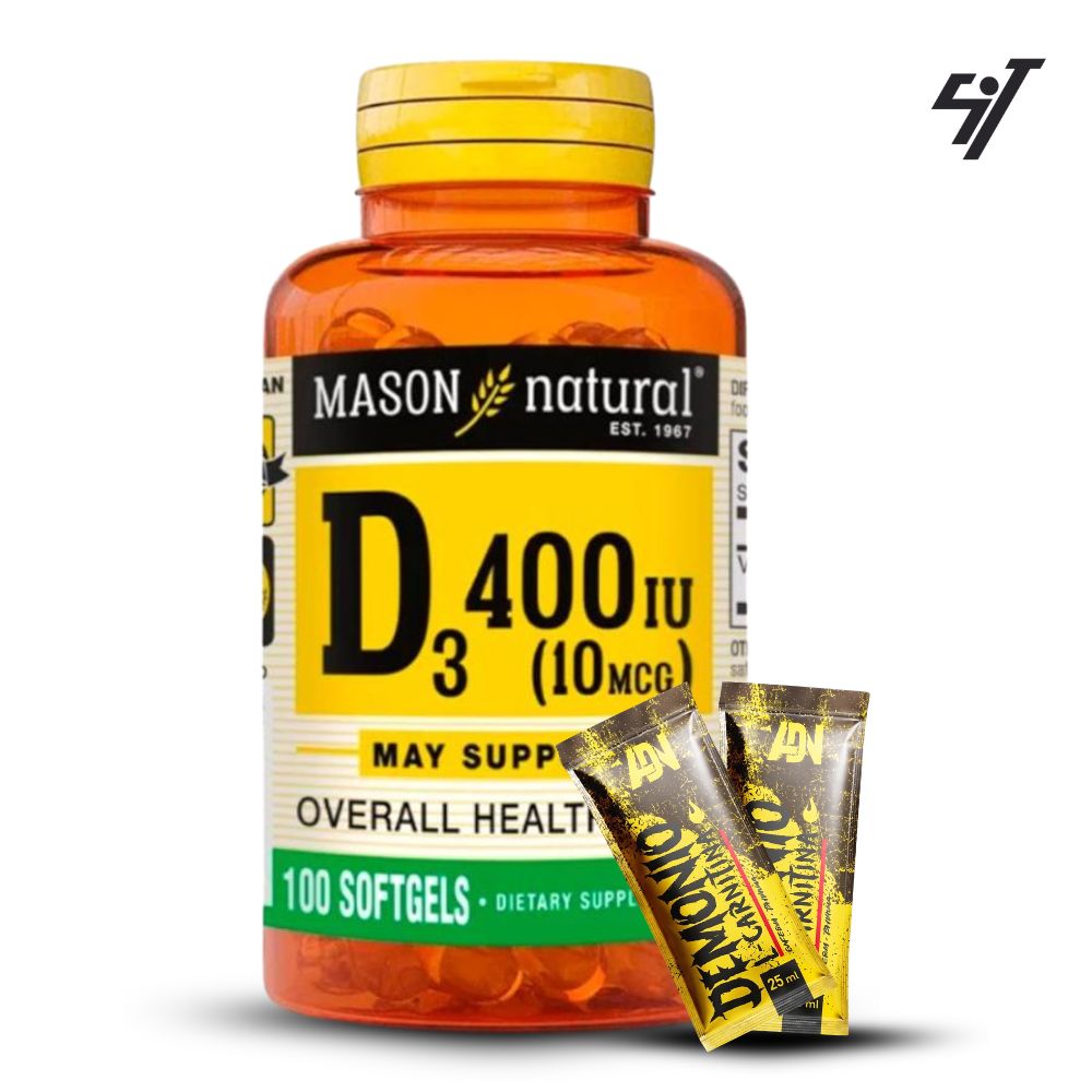 VITAMINA MASON D3 400 IU (10 MCG)(100 SOFTG) - 1