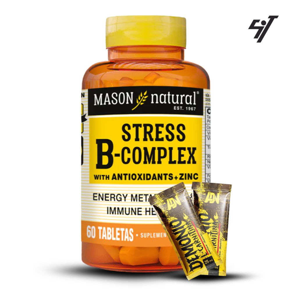 STRESS B-COMPLEX WITH ANTIOXIDANTS + ZINC (60 TAB) - 1